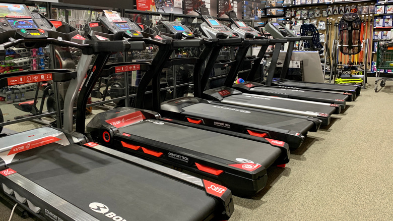 a line of Bowflex treadmills 