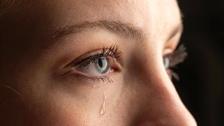 Our tears contain natural pain killers to help us cope.