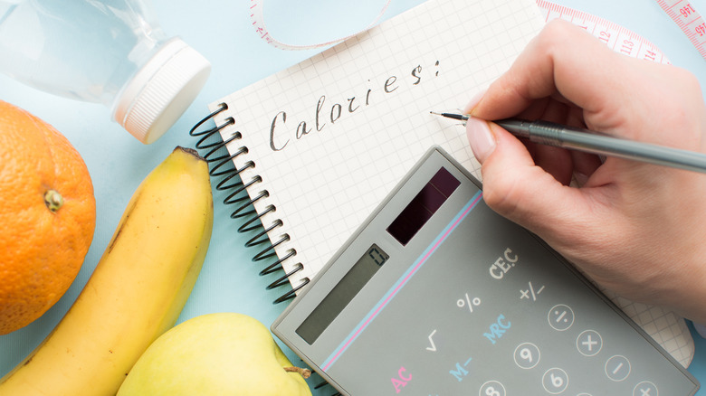 calories on paper