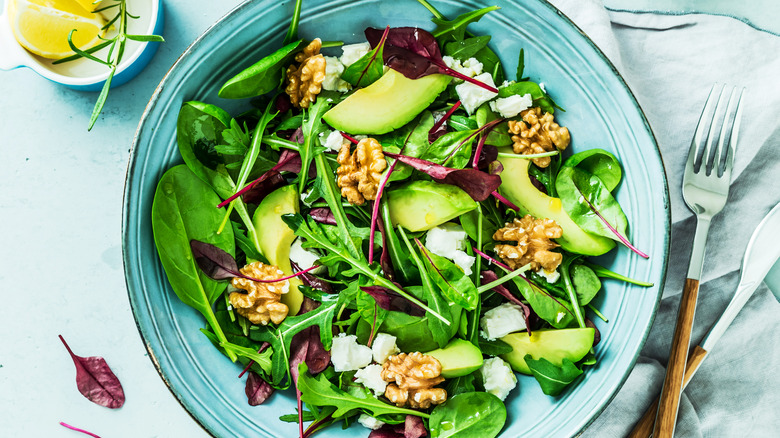 avocado slices on plate