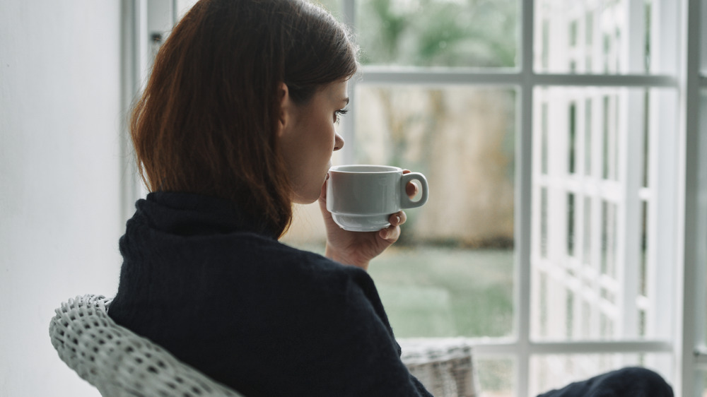 depressed woman