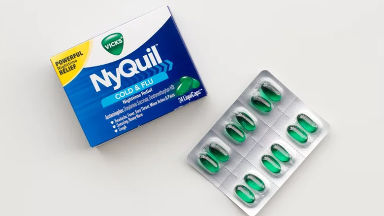NyQuil in its packaging