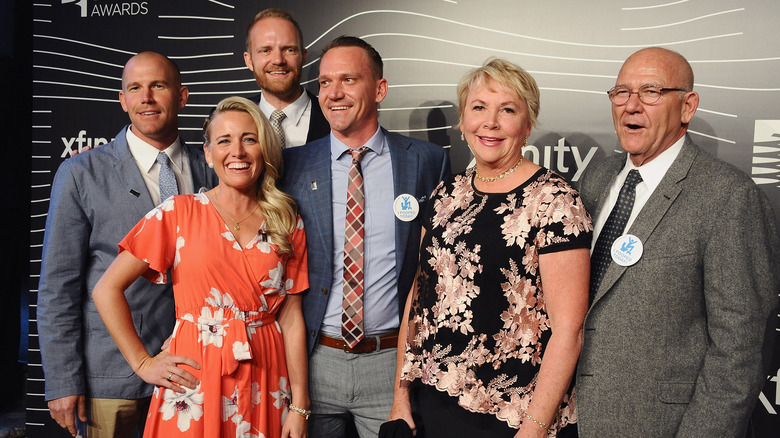 Team members of Squatty Potty on red carpet