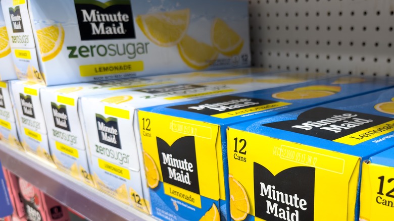 minute maid zero sugar lemonade cartons