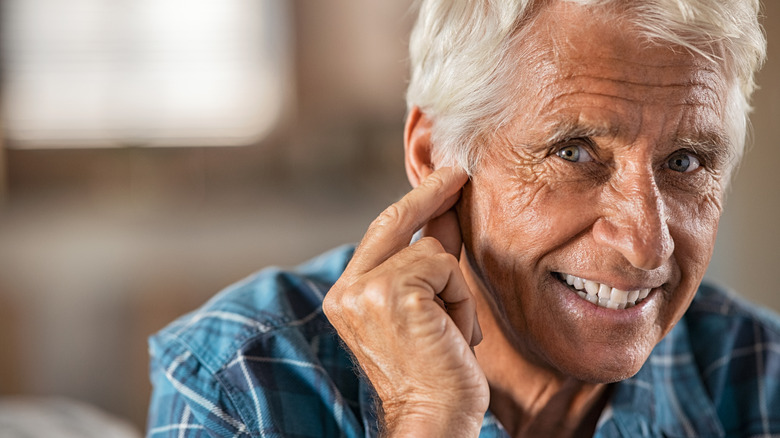 Senior struggling to hear