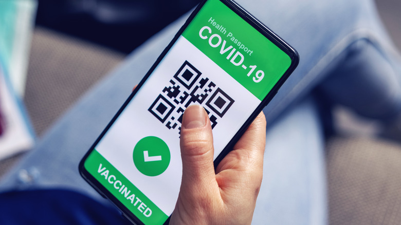 COVID-19 vaccination passport on iPhone