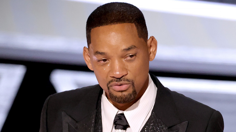 will smith crying during acceptance speech at oscars 2022