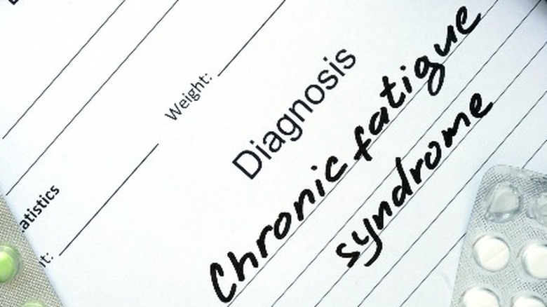 written diagnosis of chronic fatigue syndrome