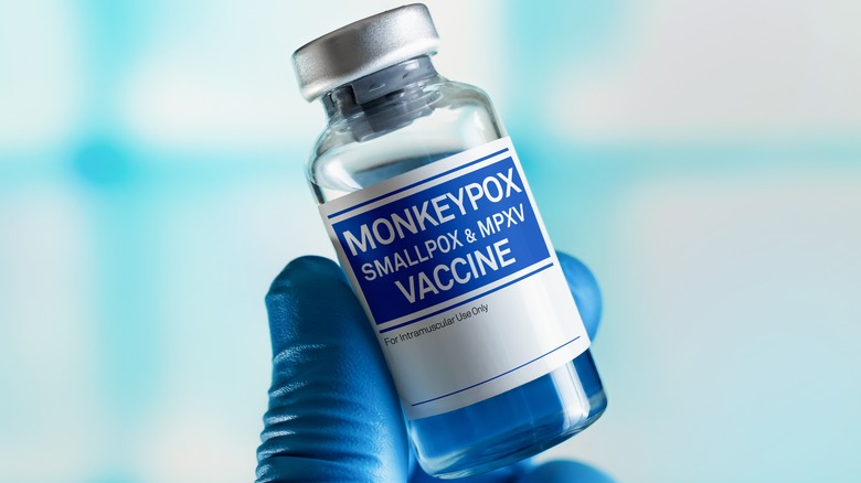 Monkeypox vaccine vial 