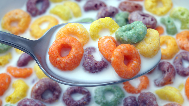 bowl of froot loops