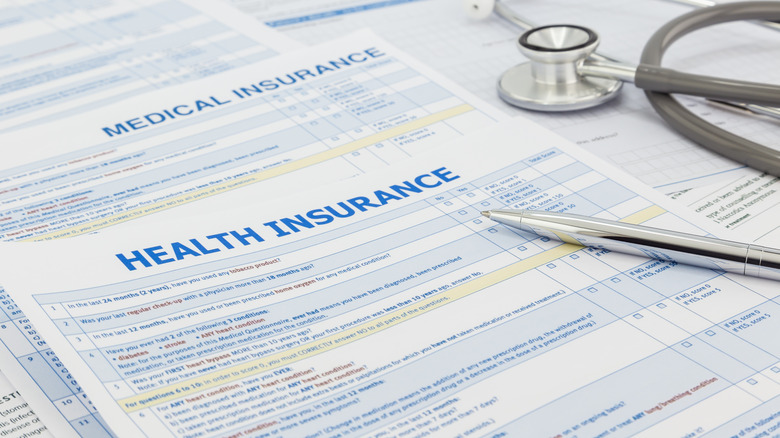 Medical health insurance forms