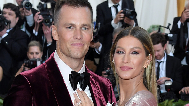 Tom Brady and Gisele Bündchen at a red carpet event