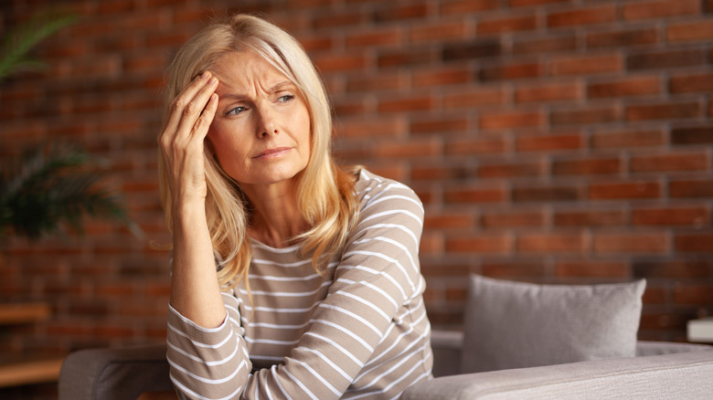 woman having trouble with memory