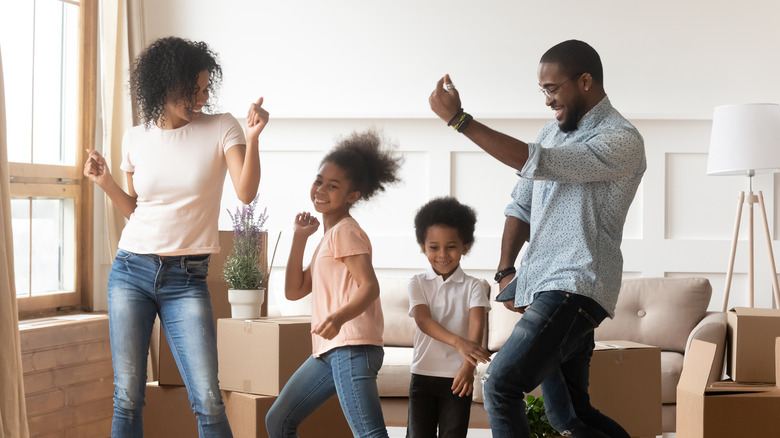 family dance party