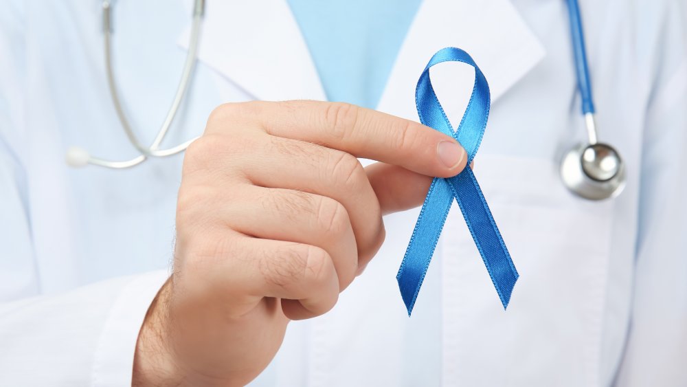 Blue ribbon for colorectal cancer