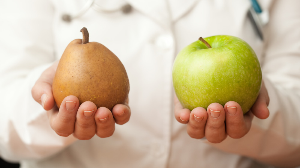 Apple and pear shapes