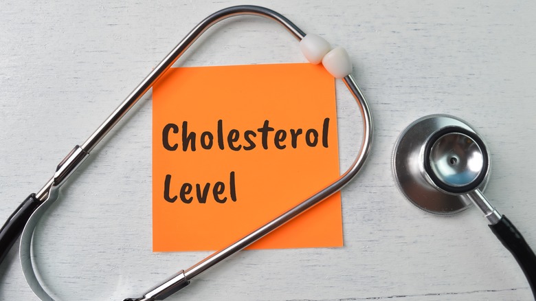 heart monitor and cholesterol signage